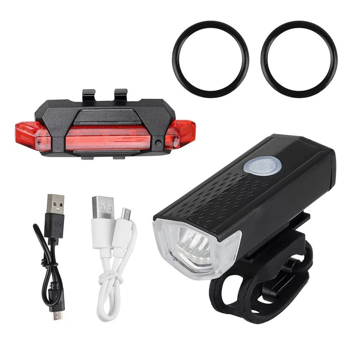 Bicycle Led Waterproof 2255 Front Light Warning Tail Light