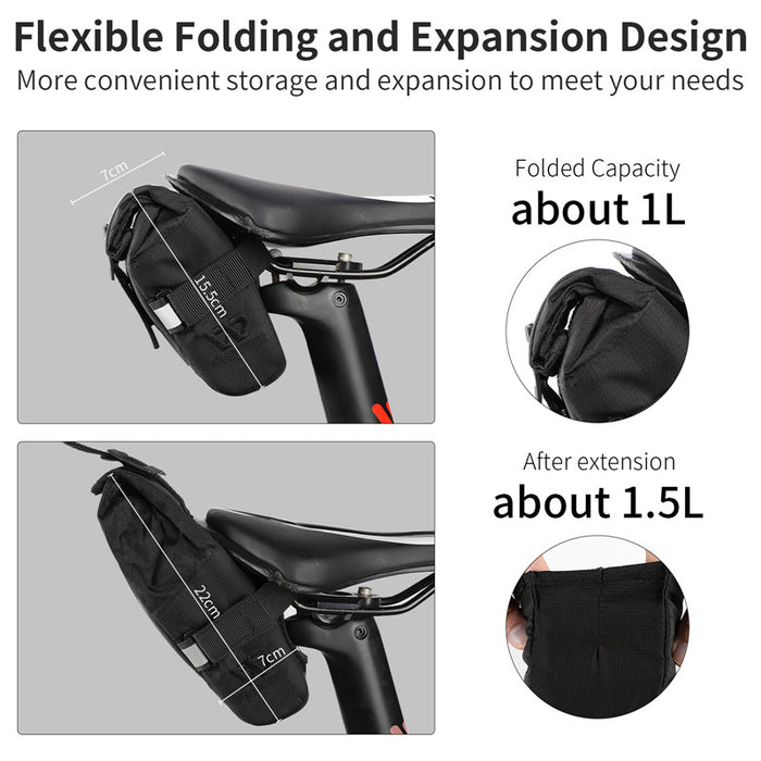 Bicycle Bag Mountain Bike Road Bike Folding Tail Bag Rear Seat Bag Riding Equipment Accessories