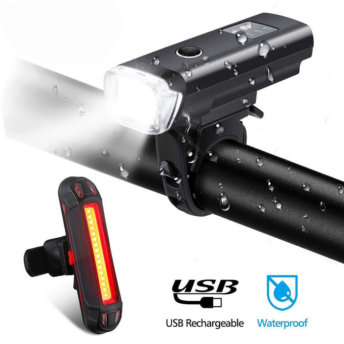 Bicycle front light warning light